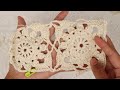 How To Crochet A Motif Square Video Tutorial and How To Join As You Go