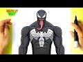 How to DRAW VENOM step by step