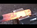 Blacksmithing - Forging a seamless socket (tool making)