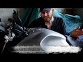 Motorcycle Tank, Vinyl Wrapped - One Piece!! CB1000R