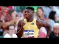 Letsile Tebogo beats Noah Lyles, 200m (19.46) | Mens 200m Final | Olympic Track and Field 2024