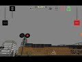 Train And Rail yard simulator Slow  Coal train through a foggy day