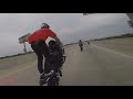Beautiful Girl Biker Performs AMAZING Highway Motorcycle Stunts Riding Long Stunt Bike Wheelies