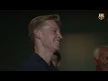 DE JONG'S SURPRISE | He couldn't contain the emotion