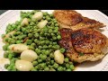 Wild boar and Peas