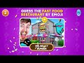 Guess the Fast Food Restaurant by Emoji? 🍔 Dolphin Quiz