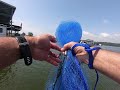 How to throw a small casting net (perfect circle - every time)