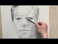 Portrait Drawing in Process Real-Time