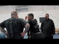 STEVEN SEAGAL teaches ALEX PEREIRA techniques to use in MMA fights