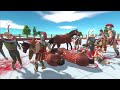 50vs50 Ancient Humans Tournament - Animal Revolt Battle Simulator