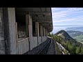 Driver View - Rochers de Naye to Montreux Switzerland | Train Cab Ride | 4K HDR Video