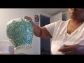 Creating Beauty /Green Diamond Vase prt.1 #Diy #businessowner #handmade #creative #vase #Blessed