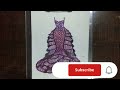 How To Make Fish Design Dress illustration ||Step By Step