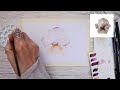 How to obtain delicate colours with Inktense Pencils