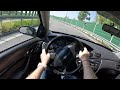 2002 Ford Focus Ghia MK1 [1.8 16V 115HP] |0-100| POV Test Drive #1181 Joe Black