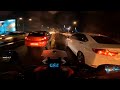 Driving along SRP road at night| CEBU | Honda Adv 160.