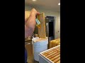 Harvesting honey- capped honey!