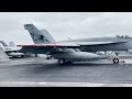 Takeoffs and landings on the flight deck of the USS Abraham Lincoln