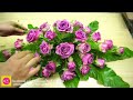 Blossom in Home ,Asplenium nidus mix Puple Rose Beautiful|Flower shop 56