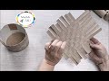 AMAZING HANDICRAFT ♻️ An interesting idea for a basket made of toilet paper rolls ♻️ ♻️ RECYCLING