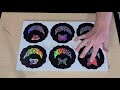 #1329 Incredible Holographic Effects In These Beautiful Resin Foil Coasters