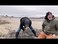 How to dig clams in Maine | Maine Winter Activity | Maine Seacoast Campground Activity