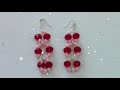 How to Make Beaded Earrings / DIY / Beginners / Design 8