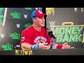 John Cena’s Emotional Retirement Announcement |  WWE Money in the Bank Press Conference
