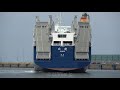 [4K]白虎 - プリンス海運㊗新造船就航・苅田港初入港 / BYAKKO - Prince Kaiun vehicles carrier - 2022