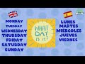 Days Of The Week (Educational Video for Kids)