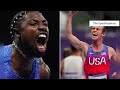 Noah Lyles REACTS to Cole Hocker’s Jaw Dropping Finish 1500m Finals at Paris Olympic