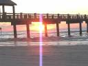 Clearwater Beach Gulf Of Mexico Sunset at Pier 60 by Leiza Halsey