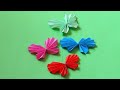 Diy  - Fluturi din hartie Origami Simplu de facut 🦋🦋❤