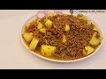 hare masale ka aloo keema|green masala aloo keema|aloo kheema recipe