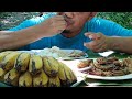 cooking chicken feet in nature | Adobong Paa ng manok |Mukbang