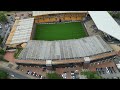 Molineux Stadium Audit! Will there be any drama at the Wolves? #WeAreWolves #dji #drone  😱🙀😜😲🤣