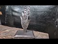How I forge the hand sculpture 🔥🔥---- Comment j'ai forgé la sculpture de la main 🔥🔥