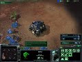 getting rushed by SCVs-SC2