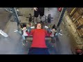 80lbs Dumbbell Bench Press