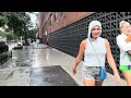 NYC Rainy Walk 4k ASMR Walking In Heavy Rain