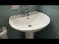 Installing a pedestal sink ~ howididit ~
