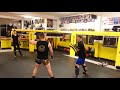 working low high double mid-kick
