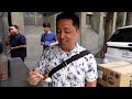 FILIPINO STREET FOOD! 🇵🇭 Trying Sisig and Liempo from Jolli Jeep in Makati Philippines!