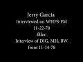 Jerry Garcia Interview on WHFS 102.3 - FM on 11-22-1978