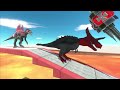 Zig Zag Dangerous Parkour - Animal Revolt Battle Simulator