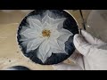 Resin flower coasters made easy | Using TotalBoat high performance epoxy | Unintentional ASMR