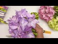 Ribbon's Delicate hydrangea/ Hortensia delicada de cintas/ Нежная гортензия из лент