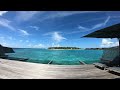 Maldives St Regis Vommuli Resort Overwater View Timelapse 2