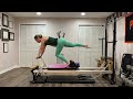 Pilates Reformer Intermediate Full Body Workout (No Props) #94