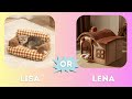 Lisa or Lena series! pt 1 | house, rooms, living room edition #lisalena